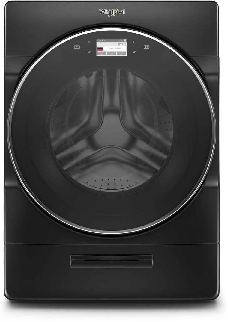 GE GFW148SSMWW 24 Inch Front Load Washer with 2.4 cu. ft. Capacity